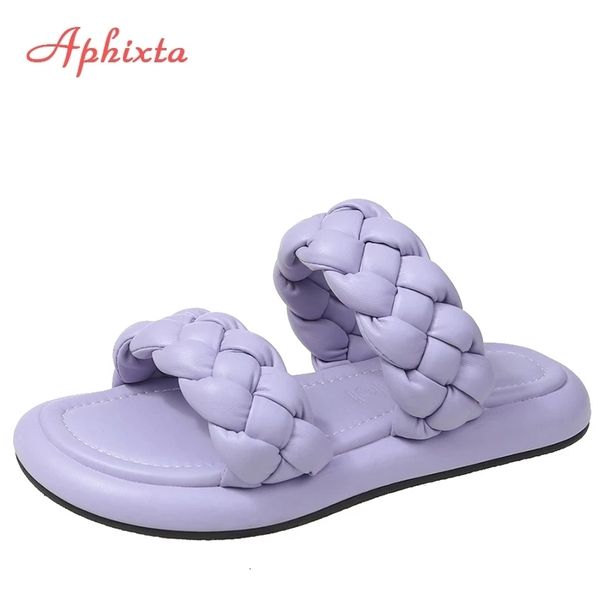 slippers aphixta purple bread cross flip flops women platformform with summer slippers fashion peep toe women mules slides 230203, Black
slippers aphixta purple bread cross flip flops women platformform with summer slippers fashion peep toe women mules slides 230203, Black