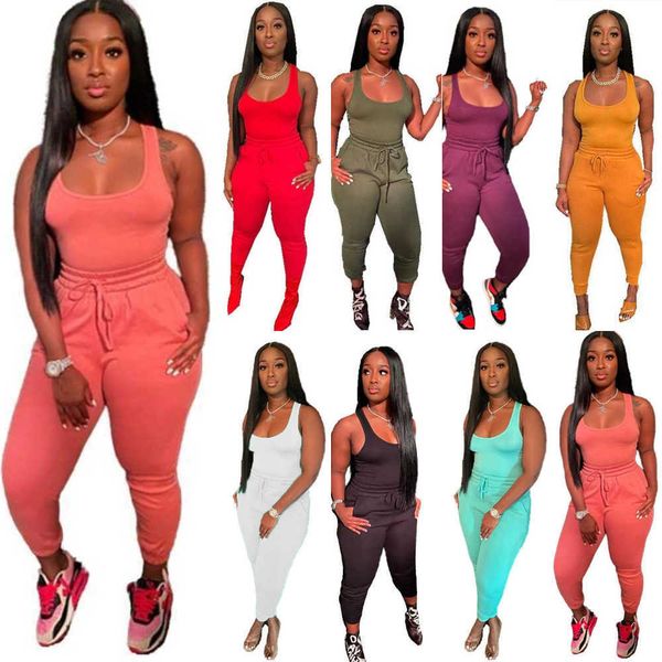 2023 woman tracksuits summer 2 piece set tank and sweatpants belt tether outfits jogging suit plus size clothing, Gray
2023 woman tracksuits summer 2 piece set tank and sweatpants belt tether outfits jogging suit plus size clothing, Gray