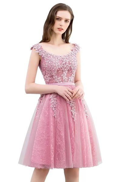 elegant shallow scoop pink bridesmaid dress beaded lace applique strap bridesmaid dress knee-length ball cocktail dress cps76926653, Black
elegant shallow scoop pink bridesmaid dress beaded lace applique strap bridesmaid dress knee-length ball cocktail dress cps76926653, Black
