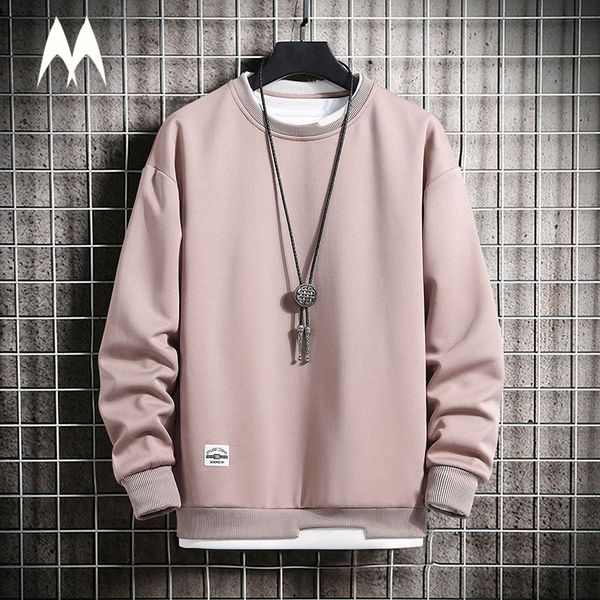 men's hoodies sweatshirts autumn harajuku men casual solid color sweatshirt oneck fake two pullover mens basis streetwear 230202, Black
men's hoodies sweatshirts autumn harajuku men casual solid color sweatshirt oneck fake two pullover mens basis streetwear 230202, Black