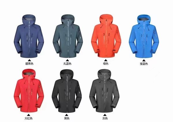 men's jackets arc threelayer outdoor waterproof jacket goresv casual hiking coat clothing 230203, Black;brown
men's jackets arc threelayer outdoor waterproof jacket goresv casual hiking coat clothing 230203, Black;brown
