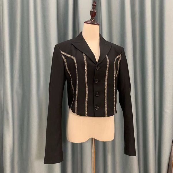 women's suits blazers jungkook merchandise casual short suit kpop permission to dance on stage in las vegas singing costume 230203, White;black
women's suits blazers jungkook merchandise casual short suit kpop permission to dance on stage in las vegas singing costume 230203, White;black