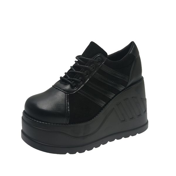 dress shoes big size 35-43 brand design female goth platform fashion cosplay wedges high heels women's pumps street sneaker shoes woman, Black
dress shoes big size 35-43 brand design female goth platform fashion cosplay wedges high heels women's pumps street sneaker shoes woman, Black