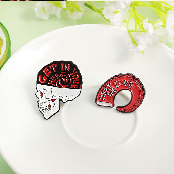 creative cartoon ocs brooches for women skull head badge letter alloy pins ins student clothes accessories, Gray
creative cartoon ocs brooches for women skull head badge letter alloy pins ins student clothes accessories, Gray