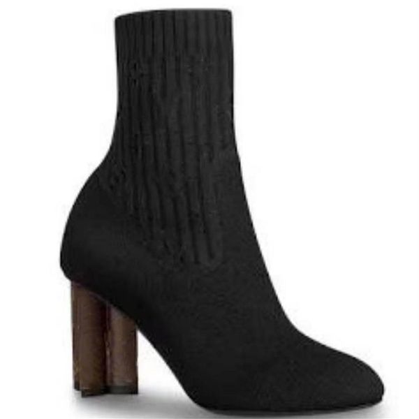 boots women designer stretch fabric high heels boot stivaletto silhouette strange heel round head leather fashionable comfortable 2898, Black
boots women designer stretch fabric high heels boot stivaletto silhouette strange heel round head leather fashionable comfortable 2898, Black