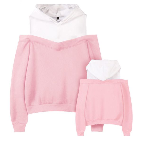 women's hoodies sweatshirts custom po autumn solid color streetwear strapless long sleeve fake two-piece off shoulder hooded women 2302, Black
women's hoodies sweatshirts custom po autumn solid color streetwear strapless long sleeve fake two-piece off shoulder hooded women 2302, Black