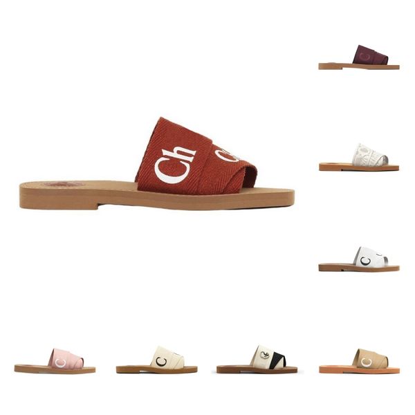 2023 slippers designer women woody flat mules sandals lettering slides sail canvas white black women outdoor beach slipper shoes 35-42
2023 slippers designer women woody flat mules sandals lettering slides sail canvas white black women outdoor beach slipper shoes 35-42