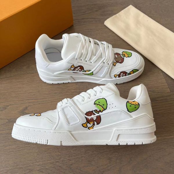 2023 luxury trainer frontrow sneakers dress shoes fashion brand men designer shoes genuine leather sneaker size 36-45, Black
2023 luxury trainer frontrow sneakers dress shoes fashion brand men designer shoes genuine leather sneaker size 36-45, Black