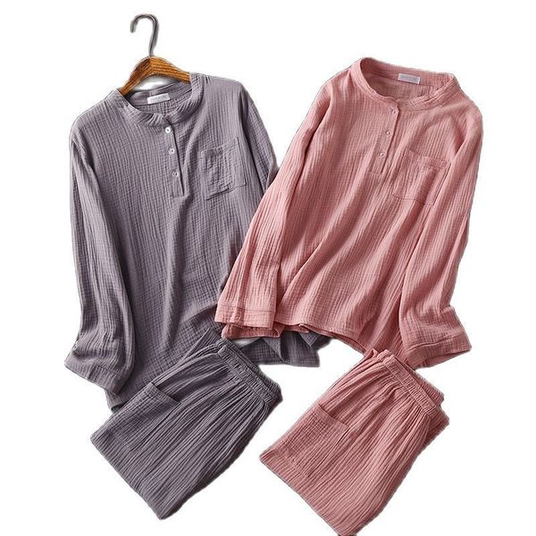 women's sleepwear womens cotton waterwashed texture crepe gauze longsleeved trousers pajamas household suit plus size maternity set clo, Black;red
women's sleepwear womens cotton waterwashed texture crepe gauze longsleeved trousers pajamas household suit plus size maternity set clo, Black;red