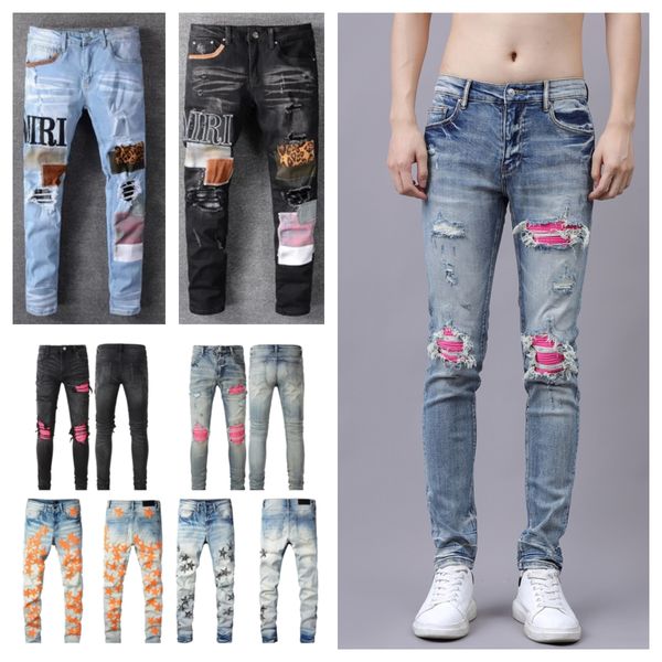 jeans for mens motorcycle denim pants star men embroidery ripped skinny designer fashion hip hop distressed biker slim fit stretch european, Blue
jeans for mens motorcycle denim pants star men embroidery ripped skinny designer fashion hip hop distressed biker slim fit stretch european, Blue