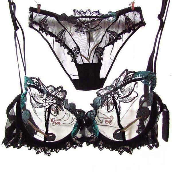 underwer women lingerie set bra brief push up transparent lace embroidery unlined thin black panties white, Red;black
underwer women lingerie set bra brief push up transparent lace embroidery unlined thin black panties white, Red;black