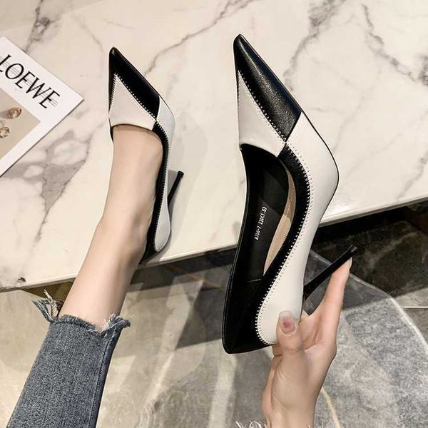 dress shoes women's office shoes soft sole high heels mixed colors pointed toe slip on fashion women's shoes black/white g230203
dress shoes women's office shoes soft sole high heels mixed colors pointed toe slip on fashion women's shoes black/white g230203