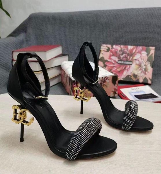 designer high heeled shoes fashion metal leather sandals with temperament wedding banquet party women shoes, Black
designer high heeled shoes fashion metal leather sandals with temperament wedding banquet party women shoes, Black
