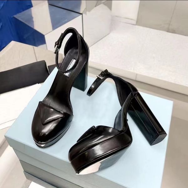 rhinestone sandals luxury designers womens platform heels dress shoes classic triangle buckle embellished ankle strap 13cm high heeled fashi, Black
rhinestone sandals luxury designers womens platform heels dress shoes classic triangle buckle embellished ankle strap 13cm high heeled fashi, Black