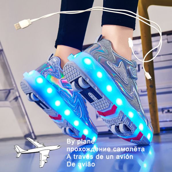 sneakers children four wheels luminous glowing sneakers black pink led light roller skate shoes kids led shoes boys girls usb charging 43 23, Black;red
sneakers children four wheels luminous glowing sneakers black pink led light roller skate shoes kids led shoes boys girls usb charging 43 23, Black;red