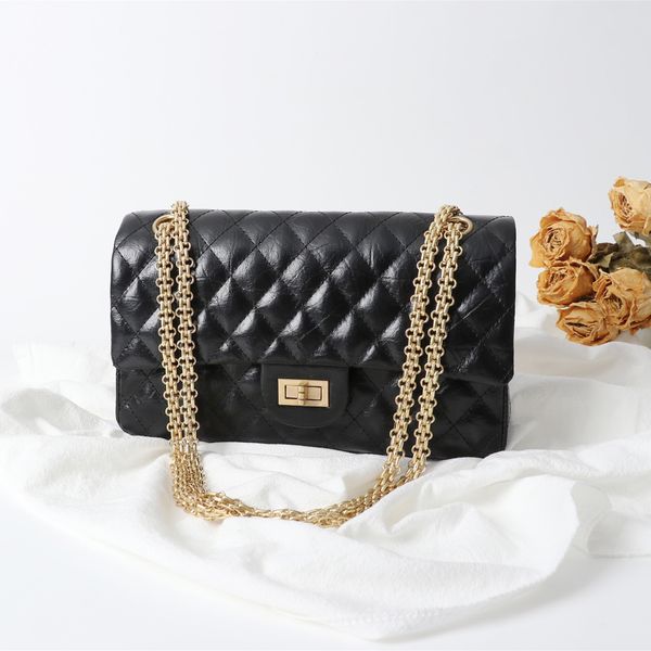 women classic 2.55 cowhide double flap bags vintage wrinkle diamond hardware chain shoulder crossbody handbags luxury multi-pocket designer
women classic 2.55 cowhide double flap bags vintage wrinkle diamond hardware chain shoulder crossbody handbags luxury multi-pocket designer