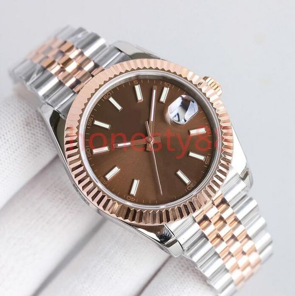 

Luxury men's watch 41 | 36mm 2813 automatic watch movement watch brown dial men's mechanical designer women's watch luxury watch waterproof sapphire Montre De Luxe