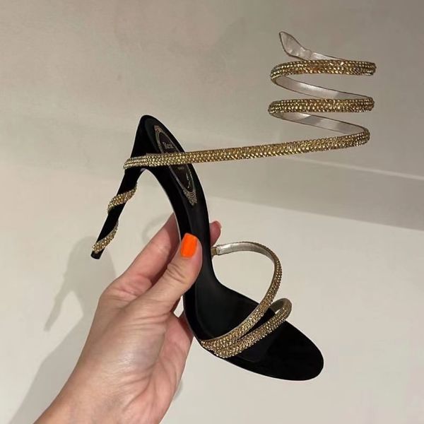 rene crystals embellished rhinestone heels sandals rene caovilla cleo 95mm designers ankle wraparound women high heeled sandal flower rhines, Black
rene crystals embellished rhinestone heels sandals rene caovilla cleo 95mm designers ankle wraparound women high heeled sandal flower rhines, Black
