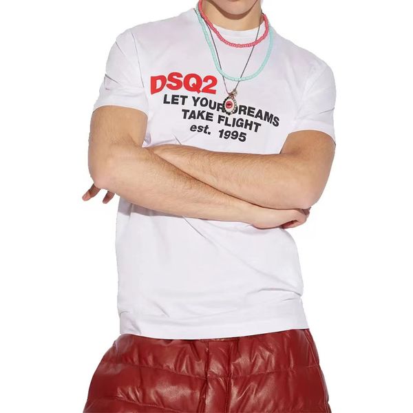 dsq2 men's t shirts summer style dsq letter tees d2 design 100% cotton casual o-neck short sleeve tees color white black dt8301
dsq2 men's t shirts summer style dsq letter tees d2 design 100% cotton casual o-neck short sleeve tees color white black dt8301
