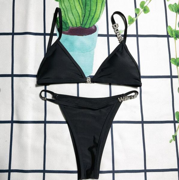 ladies letter bikini set fashion swimsuit simple strap casual thin slim beachwear waist chain the clearance time limited, White;black
ladies letter bikini set fashion swimsuit simple strap casual thin slim beachwear waist chain the clearance time limited, White;black