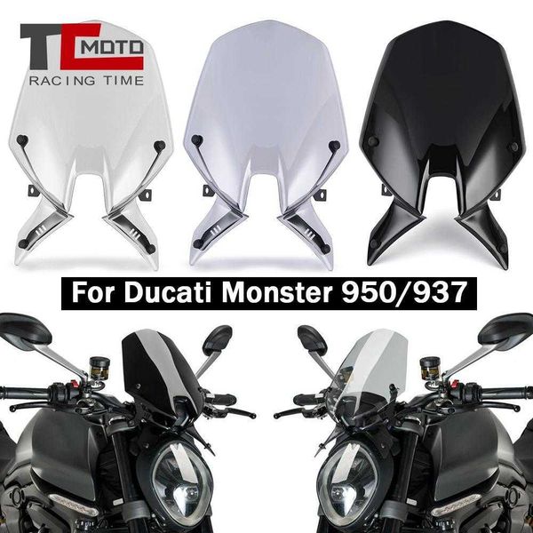 motorcycle street bike windshield windscreen for dukaci monster 937 950 monster950 monster937 2021 2022 wind deflector parts 0203
motorcycle street bike windshield windscreen for dukaci monster 937 950 monster950 monster937 2021 2022 wind deflector parts 0203