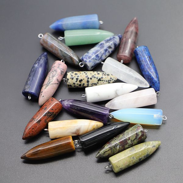 polished natural stone bullet shaped charms pendants pillar diy fashion jewelry accessories making necklace wholesale size 41mmx13mm, Bronze;silver
polished natural stone bullet shaped charms pendants pillar diy fashion jewelry accessories making necklace wholesale size 41mmx13mm, Bronze;silver