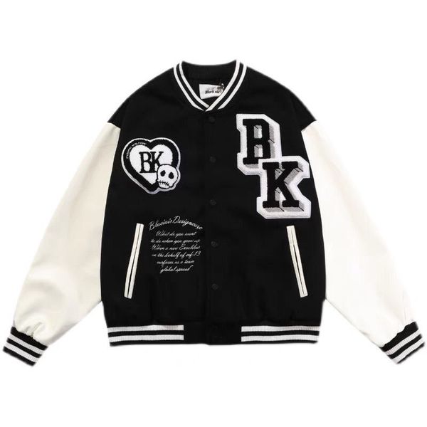 men's jackets american letter flocking embroidered jackets men y2k street hip-hop fashion baseball uniform couple casual loose coats 2, Black;brown
men's jackets american letter flocking embroidered jackets men y2k street hip-hop fashion baseball uniform couple casual loose coats 2, Black;brown
