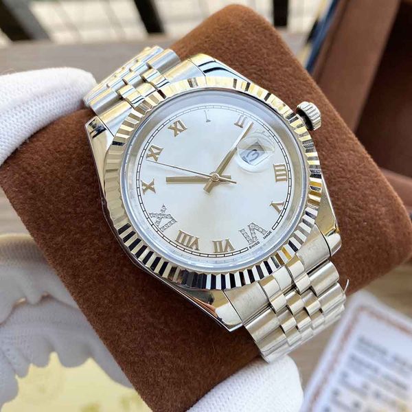 classic mens wristwatches automatic mechanical watch fashion ladies watches 31mm 36mm 41mm steel strap life waterproof watch diamond roman n, Slivery;brown
classic mens wristwatches automatic mechanical watch fashion ladies watches 31mm 36mm 41mm steel strap life waterproof watch diamond roman n, Slivery;brown