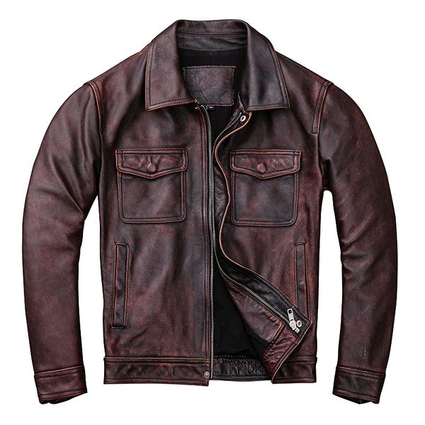 genuine leather jacket for mens motorcycle biker jackets lapel zipper casual coats male spring clothing plus size 5xl 6xl black brown
genuine leather jacket for mens motorcycle biker jackets lapel zipper casual coats male spring clothing plus size 5xl 6xl black brown