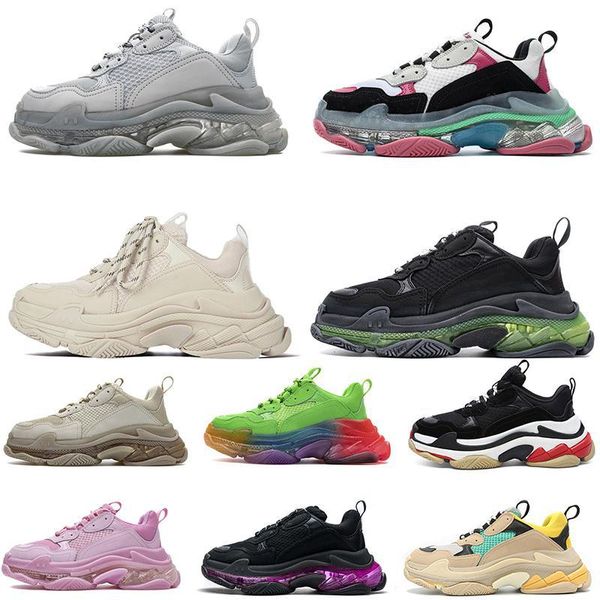with box designer balencaigaity shoes beige triple s sneakers designers platform mens womens casual shoes luxurys paris 17fw all white wnfp, Black
with box designer balencaigaity shoes beige triple s sneakers designers platform mens womens casual shoes luxurys paris 17fw all white wnfp, Black