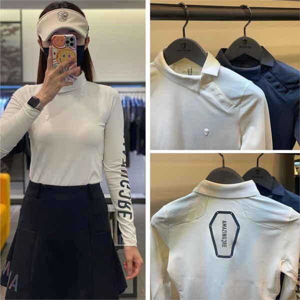 outdoor tshirts womens polo long sleeve golf t shirt quick dry stretch underlay sun protection lightweight athletic tennis 230203, Gray;blue
outdoor tshirts womens polo long sleeve golf t shirt quick dry stretch underlay sun protection lightweight athletic tennis 230203, Gray;blue