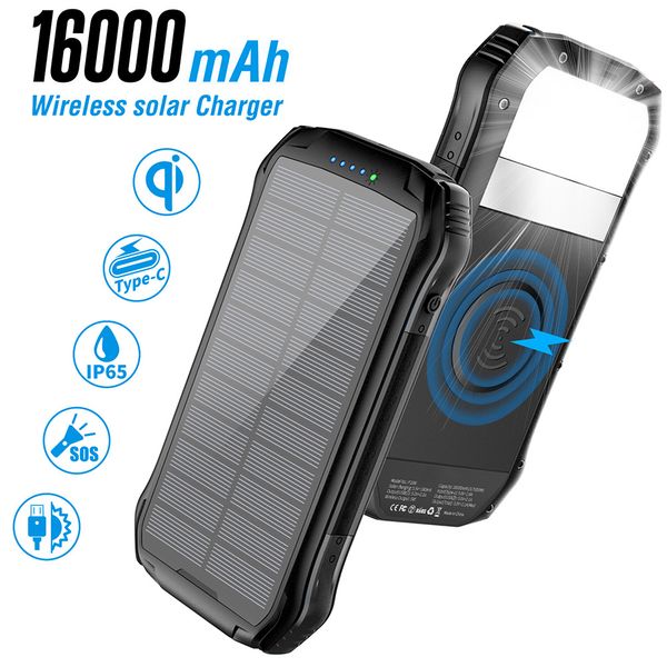 solar power bank 16000mah waterproof portable solar charger external battery power bank with led camping light
solar power bank 16000mah waterproof portable solar charger external battery power bank with led camping light