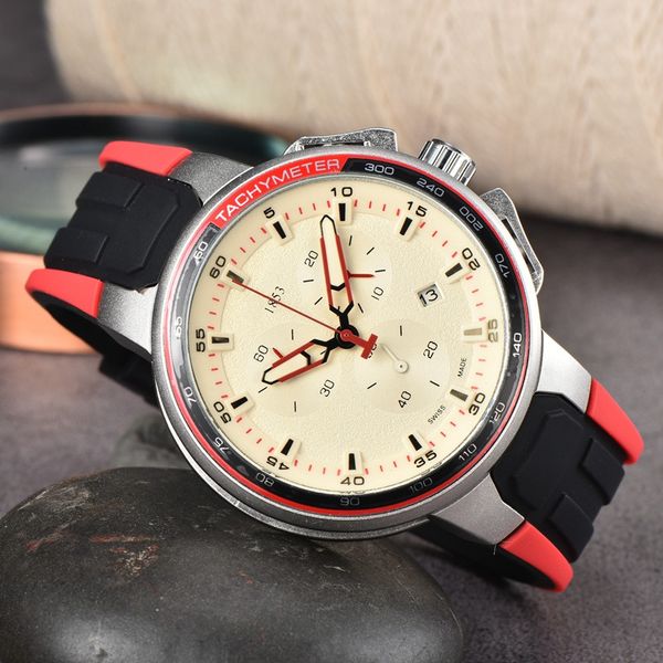 wristwatches for men 2022 new mens watches six needles all dial work quartz watch 1853 luxury brand chronograph clock rubber belt men fashio, Slivery;brown
wristwatches for men 2022 new mens watches six needles all dial work quartz watch 1853 luxury brand chronograph clock rubber belt men fashio, Slivery;brown