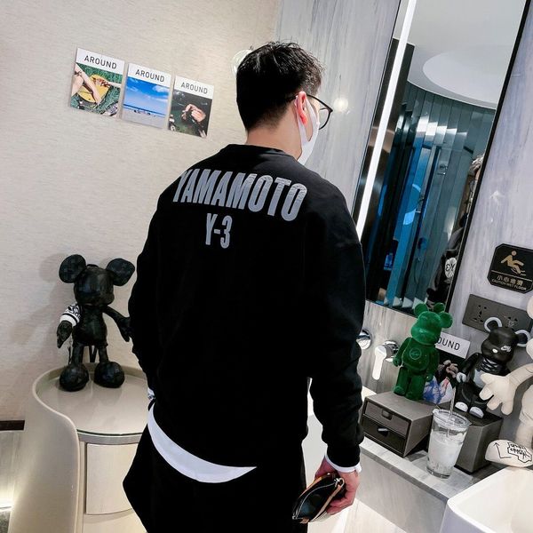 men women hoodies y-3 autumn winter cotton y3 pocket printed letter pullover round neck sweater long-sleeved bottoming shirt, Black
men women hoodies y-3 autumn winter cotton y3 pocket printed letter pullover round neck sweater long-sleeved bottoming shirt, Black
