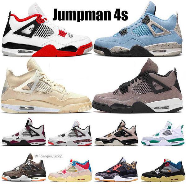 

jumpman 4 retro basketball shoes men 4s black cat university blue milttary canvas bred white oreo cement pine green red thunder women sports