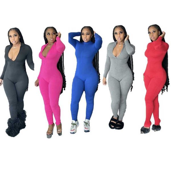 women jumpsuits designer solid color slim long sleeve nightclub outfits ladies fashion rompers 5 colours s-xxl, Black;white
women jumpsuits designer solid color slim long sleeve nightclub outfits ladies fashion rompers 5 colours s-xxl, Black;white