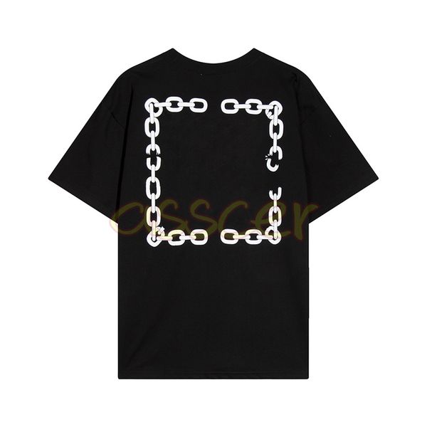 designer men womens black white t shirt summer fashion chain print tees mens clothing size xs, White;black
designer men womens black white t shirt summer fashion chain print tees mens clothing size xs, White;black