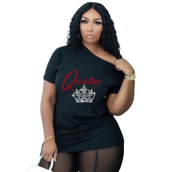summer rhinestones queen crown t shirt sweater tees women pullover short sleeve round neck fashion ladies chic mens t-shirt, White
summer rhinestones queen crown t shirt sweater tees women pullover short sleeve round neck fashion ladies chic mens t-shirt, White