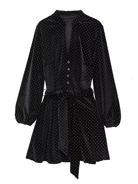 casual dresses yenkye fashion women black velvet shirt dress with belt long sleeve female autumn winter mini dress 230204, Black;gray
casual dresses yenkye fashion women black velvet shirt dress with belt long sleeve female autumn winter mini dress 230204, Black;gray