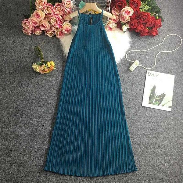 summer korean dress style sleeveless high waist suspender skirt pleated tight, Black;gray
summer korean dress style sleeveless high waist suspender skirt pleated tight, Black;gray
