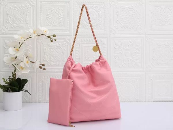 classic golden double chain garbage bags fashion large capacity shopping bag with single zipper wallet coin purses 2 piece set 5 colors woma
classic golden double chain garbage bags fashion large capacity shopping bag with single zipper wallet coin purses 2 piece set 5 colors woma