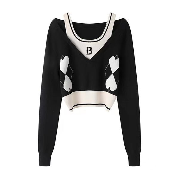 woman sweatshirt hoodies fashion female chic loose casual streetwear patchwork ins street y2k fake two pieces hoodies crop y022, White;black
woman sweatshirt hoodies fashion female chic loose casual streetwear patchwork ins street y2k fake two pieces hoodies crop y022, White;black
