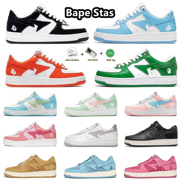 shoes running bapestas baped platform shoe sta black white blue pink green red beige patent leather suede camo pastel trainer sneakers for m
shoes running bapestas baped platform shoe sta black white blue pink green red beige patent leather suede camo pastel trainer sneakers for m