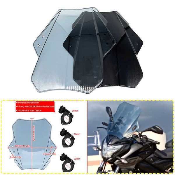 22/26/29mm universal windshield covers mt07 mt-09 adjustable for yamaha yzf r1 r3 motorcycle windscreen accessories 0203
22/26/29mm universal windshield covers mt07 mt-09 adjustable for yamaha yzf r1 r3 motorcycle windscreen accessories 0203