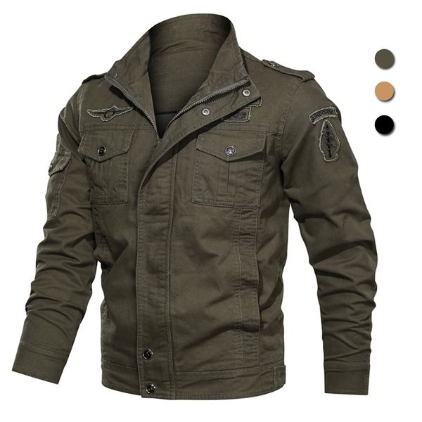 mens jackets air force military jacket men fleece army bomber plus size 6xl vintage spring winter casual cargo coat jaqueta masculina 230203, Black;brown
mens jackets air force military jacket men fleece army bomber plus size 6xl vintage spring winter casual cargo coat jaqueta masculina 230203, Black;brown