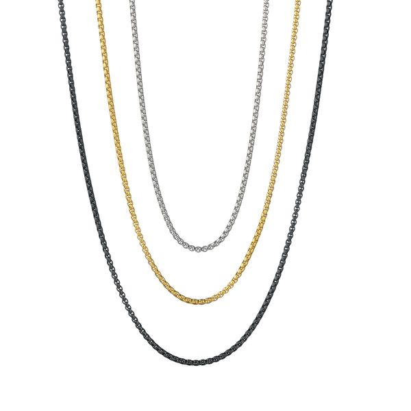 fashion jewelry stainless steel cable chain necklace men's women's 2mm titanium steel necklace wholesale, Silver
fashion jewelry stainless steel cable chain necklace men's women's 2mm titanium steel necklace wholesale, Silver