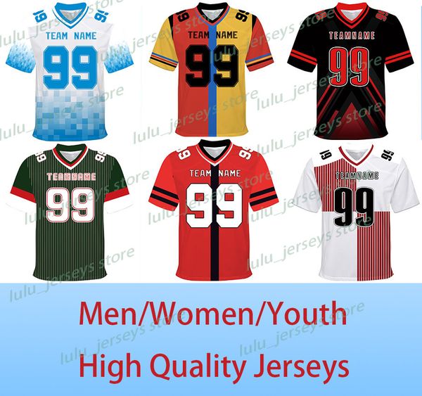 custom football jerseys stitched personalized fashion football shirts sports uniform for men women youth (big size, s-7xl), Black;red
custom football jerseys stitched personalized fashion football shirts sports uniform for men women youth (big size, s-7xl), Black;red