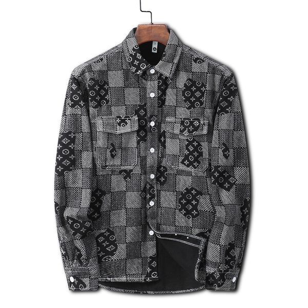 2023 luxury designer men's shirt fashion casual business social shirt brand spring and autumn slim most fashionable clothing asian size, White;black
2023 luxury designer men's shirt fashion casual business social shirt brand spring and autumn slim most fashionable clothing asian size, White;black