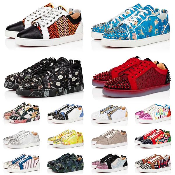 with box designer christians shoes 2023 ss casual shoes men women flat red -bottoms low genuine leather suede spike rivets vintage designer
with box designer christians shoes 2023 ss casual shoes men women flat red -bottoms low genuine leather suede spike rivets vintage designer