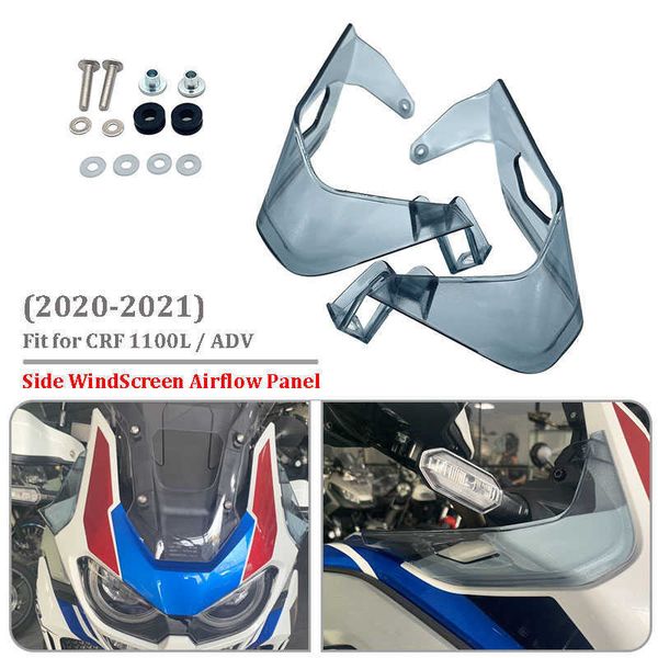 windshield side windscreen airflow panel wind deflectors fit for honda crf1100l crf 1100l adv 2020-2021 motorcycle accessories 0203
windshield side windscreen airflow panel wind deflectors fit for honda crf1100l crf 1100l adv 2020-2021 motorcycle accessories 0203